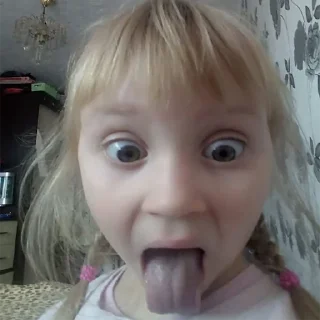 Telegram sticker 😳 devochka iz anime