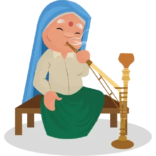 Telegram sticker 👵 हरियाणवी अम्मा @PunjabiSticker