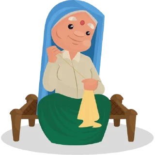 Sticker 👵 हरियाणवी अम्मा @PunjabiSticker