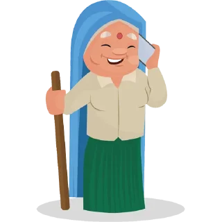 Telegram sticker 👵 हरियाणवी अम्मा @PunjabiSticker