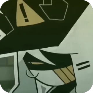 Telegram sticker 😠 стикеры с danger au fpe ⚠️🖤🩸