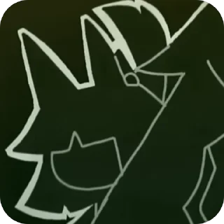 Telegram sticker 👩‍🦲 стикеры с danger au fpe ⚠️🖤🩸