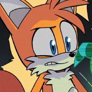Telegram sticker 🌟 Тейлз @Tails_The_fox1