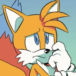 Telegram sticker 🌟 Тейлз @Tails_The_fox1