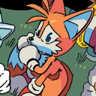 Telegram sticker 🌟 Тейлз @Tails_The_fox1