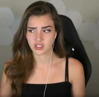 Telegram sticker 🥴 Alex Botez @QTPlox