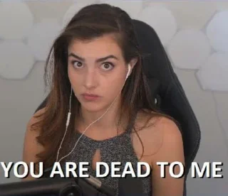 Telegram sticker 😠 Alex Botez @QTPlox