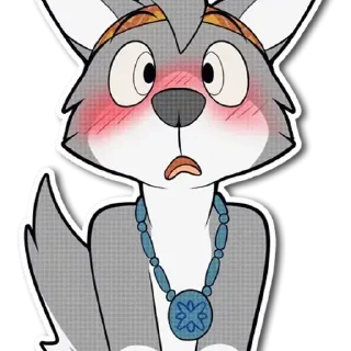 Телеграм стикер 😊 WolfPupTKStickers