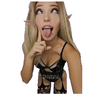 Video sticker 😝 BELLE DELPHINE @STIKERFORALL
