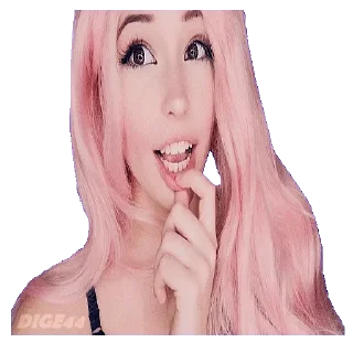 Telegram sticker 🤔 BELLE DELPHINE @STIKERFORALL