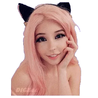 Telegram sticker 😺 BELLE DELPHINE @STIKERFORALL