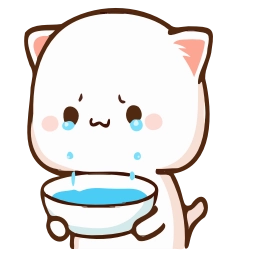 Sticker 😭 Peach Cat @TgEmojis