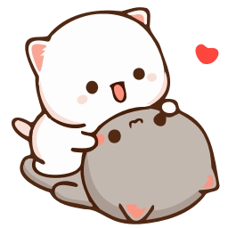 Sticker 😘 Peach Cat @TgEmojis