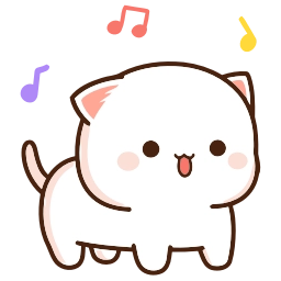 Sticker 🎧 Peach Cat @TgEmojis