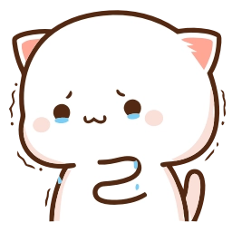 Sticker 😭 Peach Cat @TgEmojis