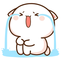 Sticker 😭 Peach Cat @TgEmojis
