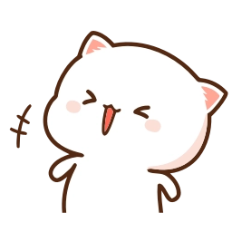 Sticker 😁 Peach Cat @TgEmojis