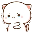 Video sticker 😭 Peach Cat @TgEmojis