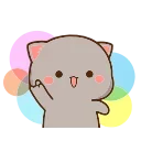 Video sticker 🤟 Peach Cat @TgEmojis