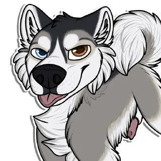 Telegram sticker 😚 Naughty Cloud