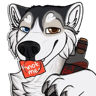 Telegram sticker 😏 Naughty Cloud