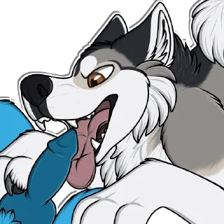 Telegram sticker 😛 Naughty Cloud