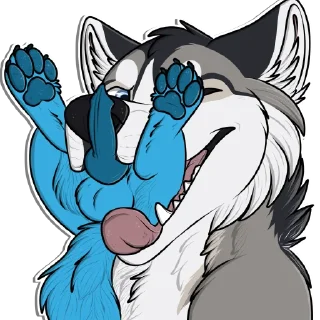 Telegram sticker 😈 Naughty Cloud