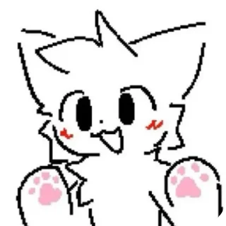 Telegram sticker ☺ Furry ❤ @TgEmodziBot
