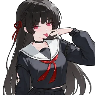 Sticker 🖤 Chisa ♡ 千咲 (@dailychisa)