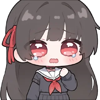 Telegram stiker 🖤 Chisa ♡ 千咲 (@dailychisa)