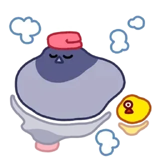 Telegram sticker 🍞 둘기콘 화질개선 by @KiyoBot_bot