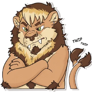 Telegram sticker 🤨 SkyeLion