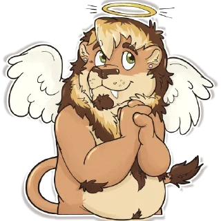 Telegram sticker 😇 SkyeLion