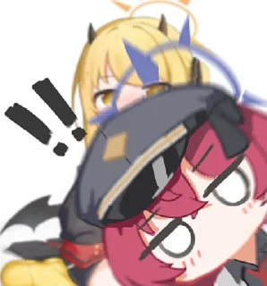 Telegram sticker 😎 格黑娜 PNG vol.1 @tsugumi42