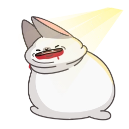 Sticker 😡 Vampire Bunny @CastilosAnimatedEmojis