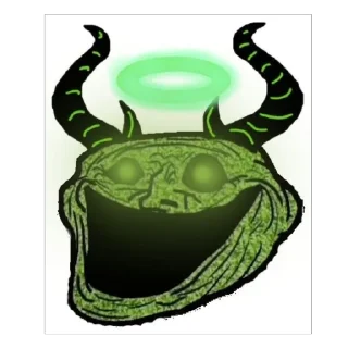 Telegram sticker 🫥 адский гьят