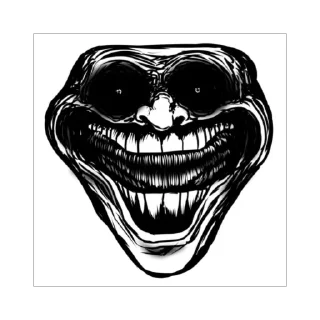 Telegram sticker 🫥 адский гьят