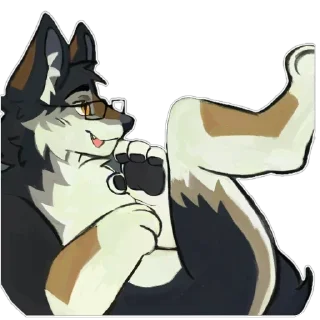 Sticker 🐺 LakosTheLittleWolf