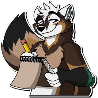 Телеграм стикер 😏 Petrichor Marten