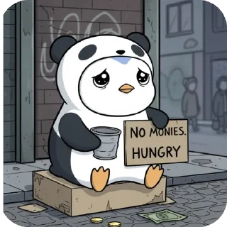 Telegram sticker 🫥 Panda
