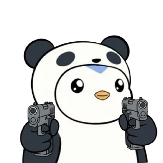 Telegram sticker 🫥 Panda