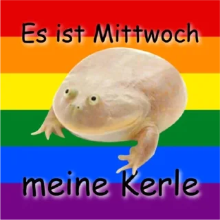 Video sticker 🐸 Mittwoch