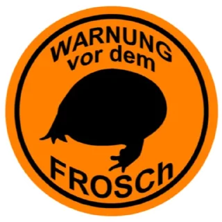 Telegram sticker 🐸 Mittwoch