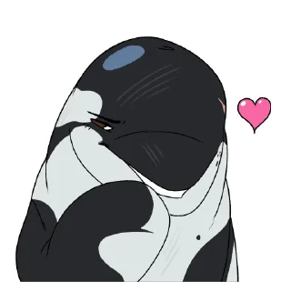 Telegram sticker 😉 Akai the Orca
