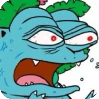 Telegram sticker 🫥 페페 포켓콘