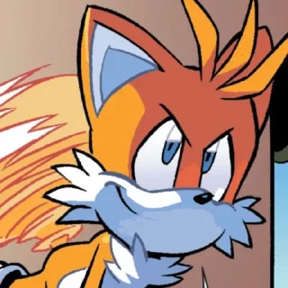 Sticker 🌟 Tails the fox (IDW) (1) :: @fStikBot
