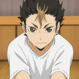 Sticker 🐹 - ᗷY @ahMshY 𓉮 . Nishinoya Yu