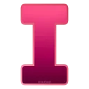 Video sticker 💘 Pink Letters ➜ @...