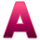 Video sticker 💘 Pink Letters ➜ @...