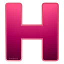 Video sticker 💘 Pink Letters ➜ @...